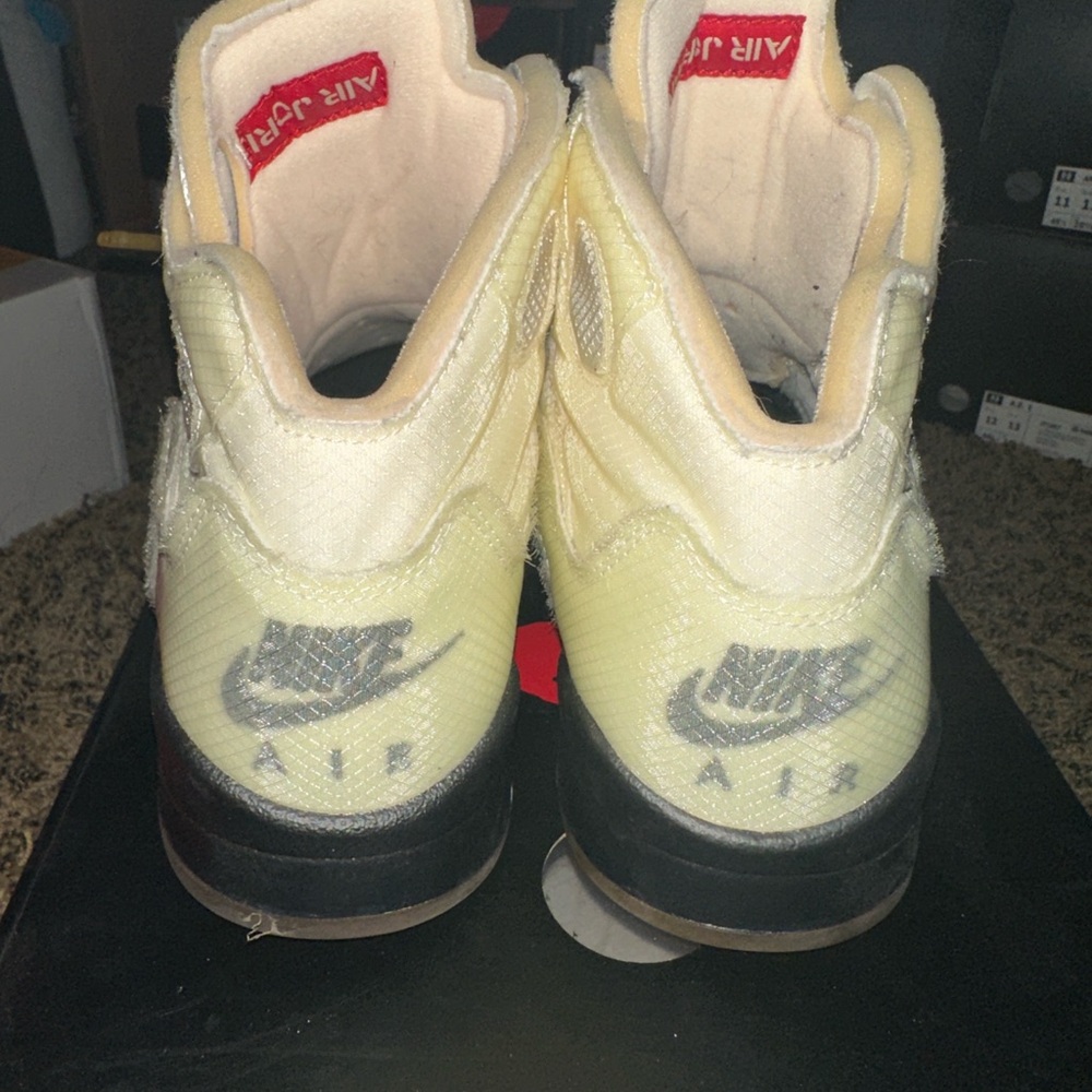 Off White x Air Jordan 5 Retro - Size 11 - Picture 7 of 16
